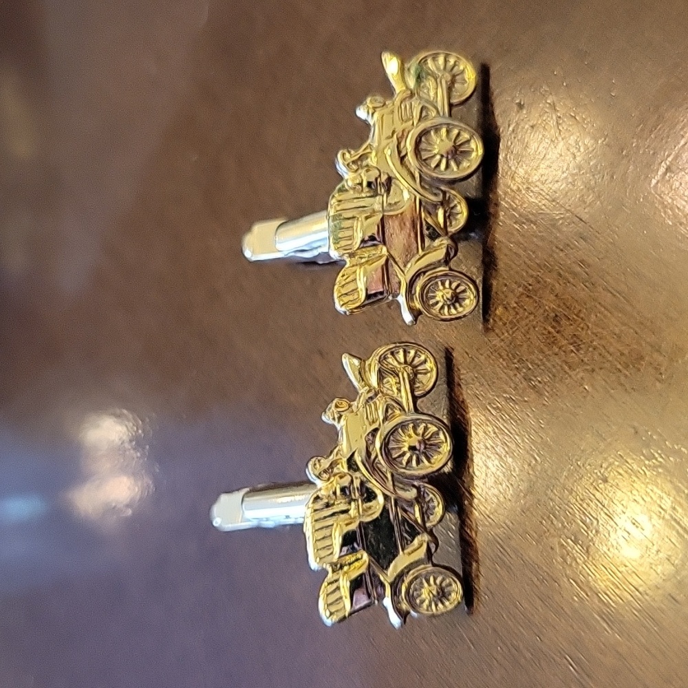 Vtg Car Cufflinks